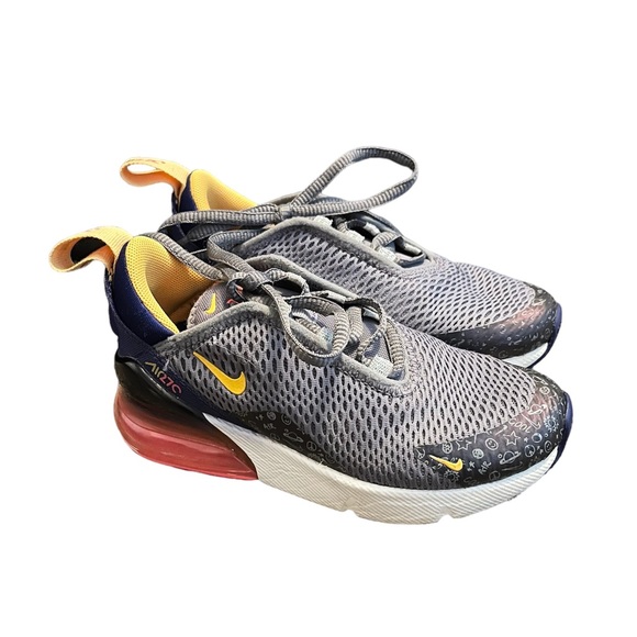 Nike Other - Nike Kids Air Max 270C Gray Shoes Size 11C Sneakers